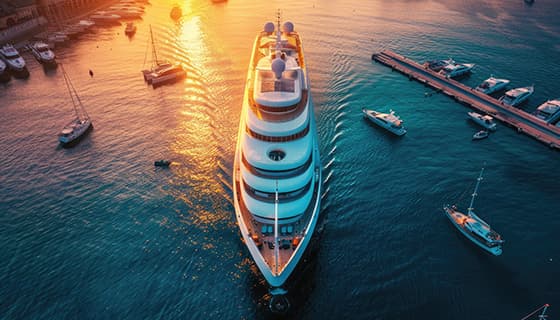 停泊在港口的大型豪华游轮图片素材(JPG)