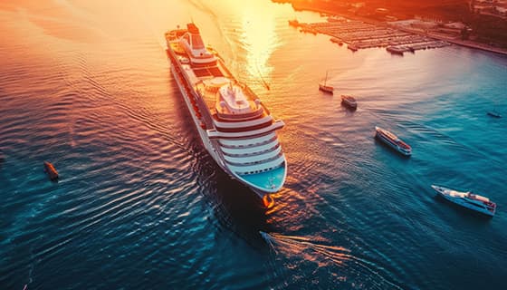 停泊在港口的大型豪华游轮图片素材(JPG)