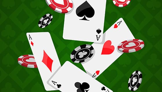 扑克和筹码矢量素材(EPS)