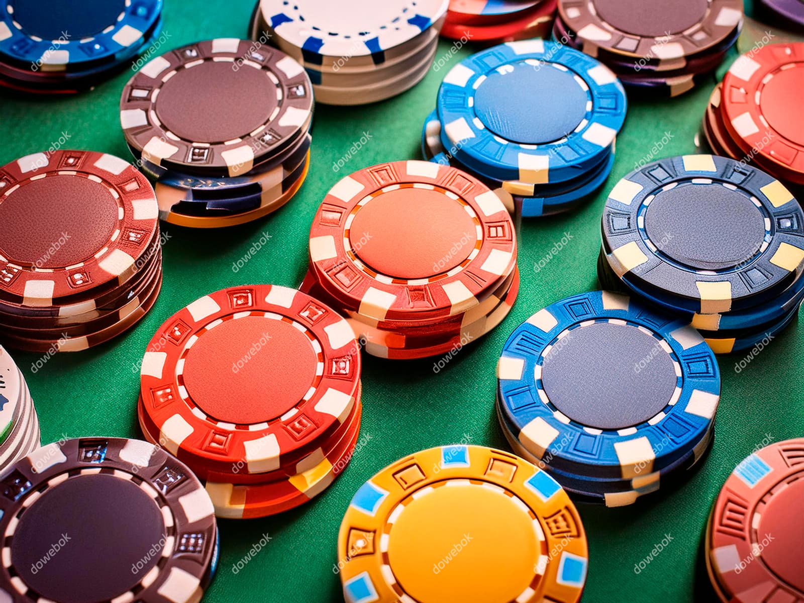 不同颜色的筹码图片素材(JPG)