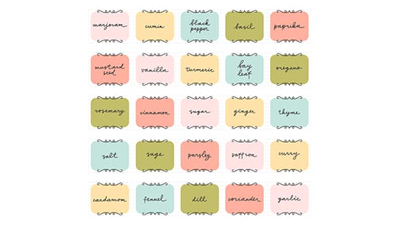 25个不同颜色的便签贴纸矢量素材(EPS)