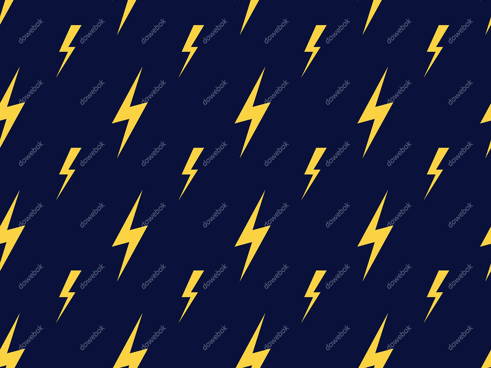 黄色闪电图案背景矢量素材(EPS)