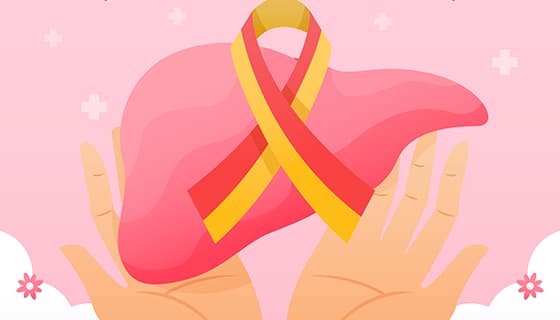 双手捧着肝设计世界肝炎日矢量素材(AI/EPS)