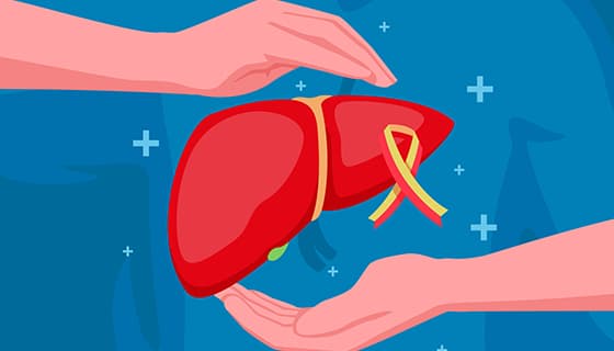 双手保护肝脏设计世界肝炎日矢量素材(AI/EPS)