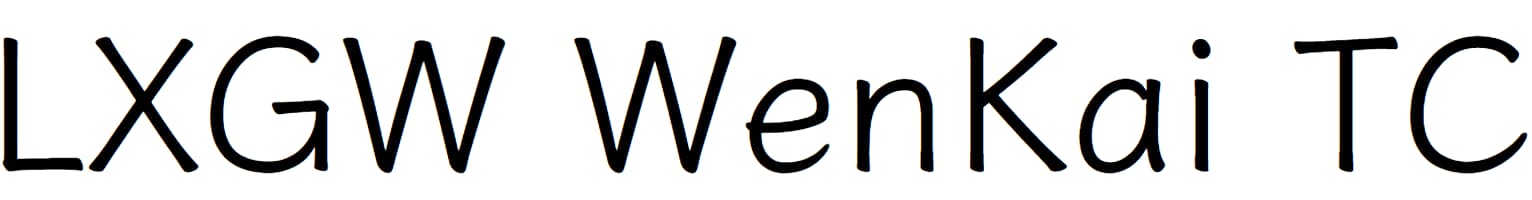 LXGW WenKai TC