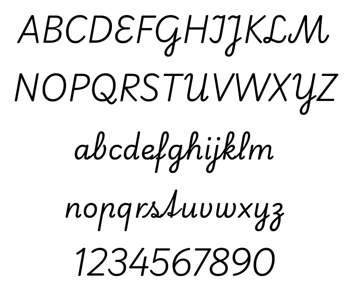 Playwrite Deutschland Vereinfachte Ausgangsschrift