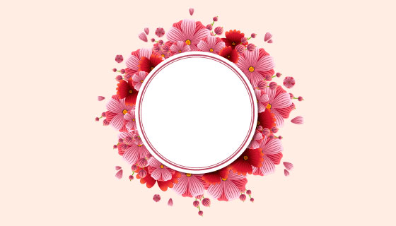 漂亮花环矢量素材(EPS/AI/PNG)