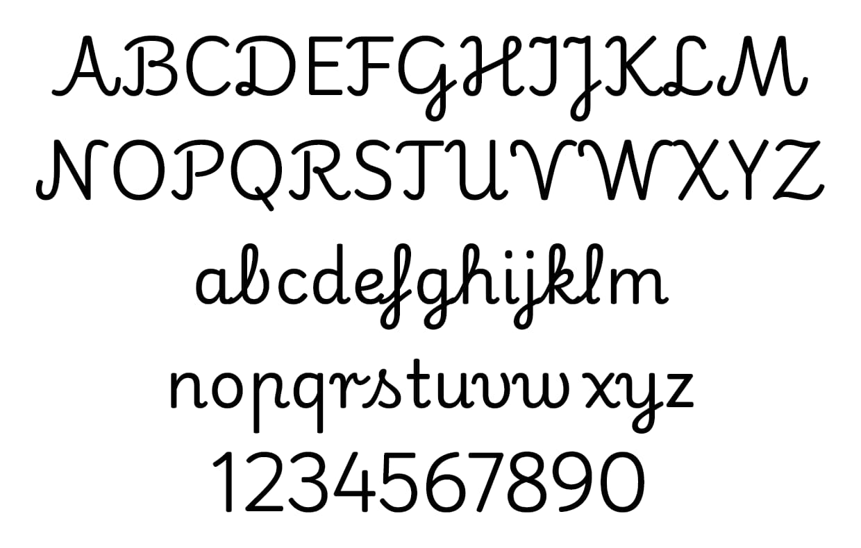 Playwrite Hrvatska Lijeva