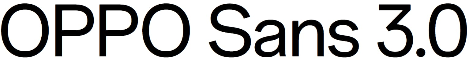 OPPO Sans 3.0