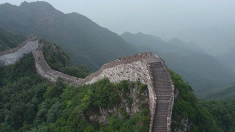 航拍中国长城美丽风光