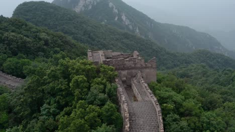 航拍中国长城美丽风光