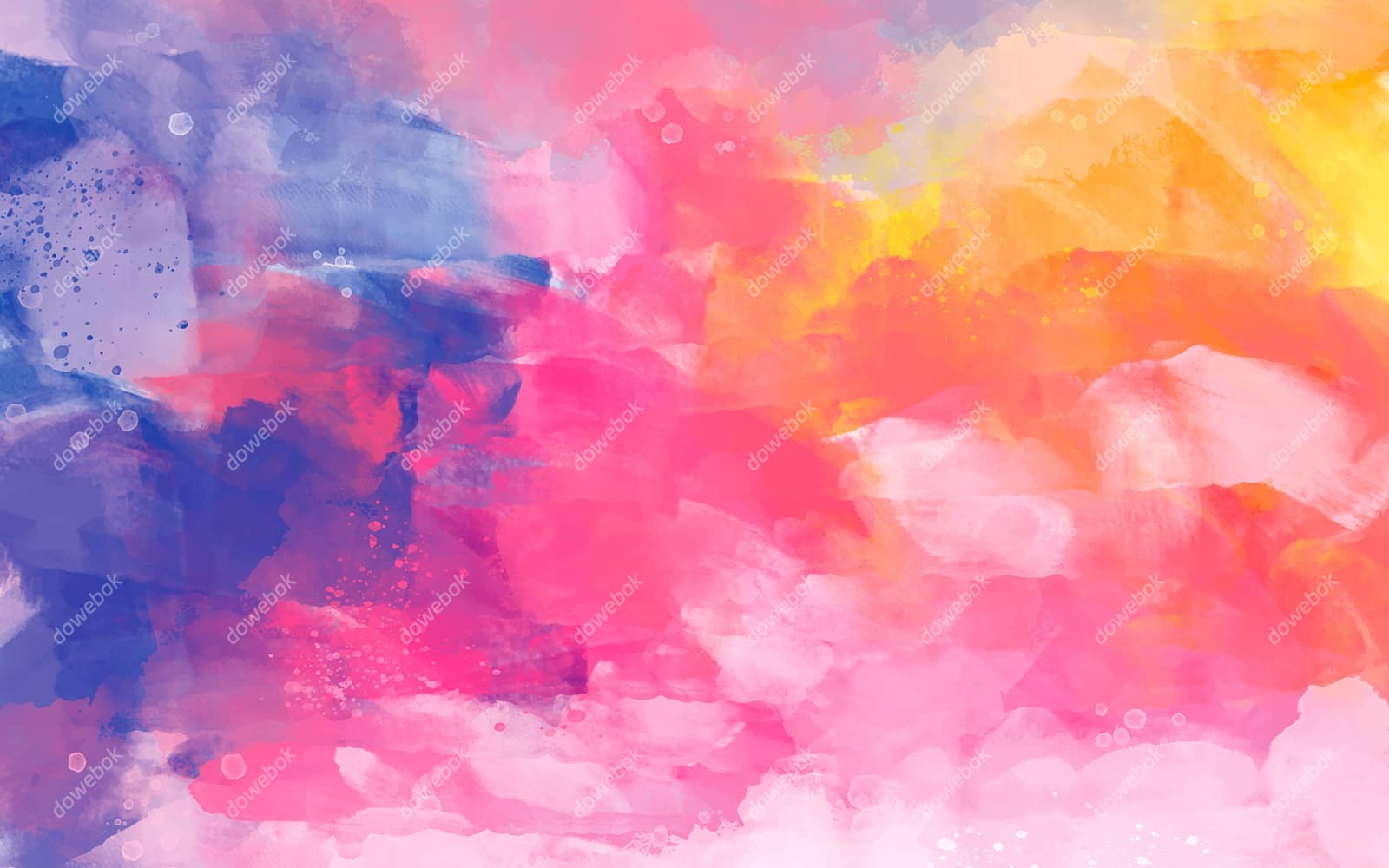 抽象的水彩背景/壁纸矢量素材(AI/EPS)