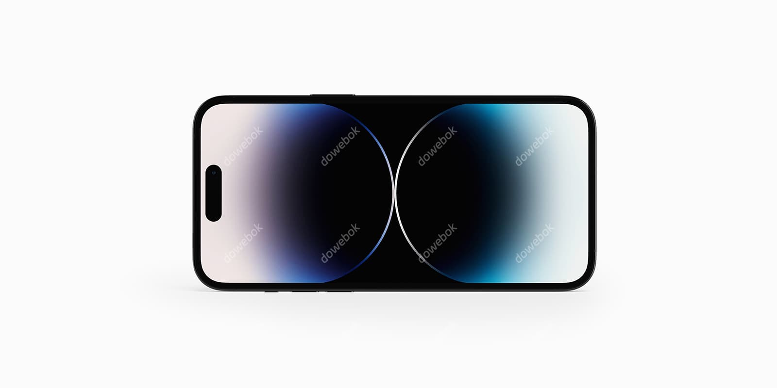 深空黑色 iPhone 14 Pro Max 手机素材(PSD)