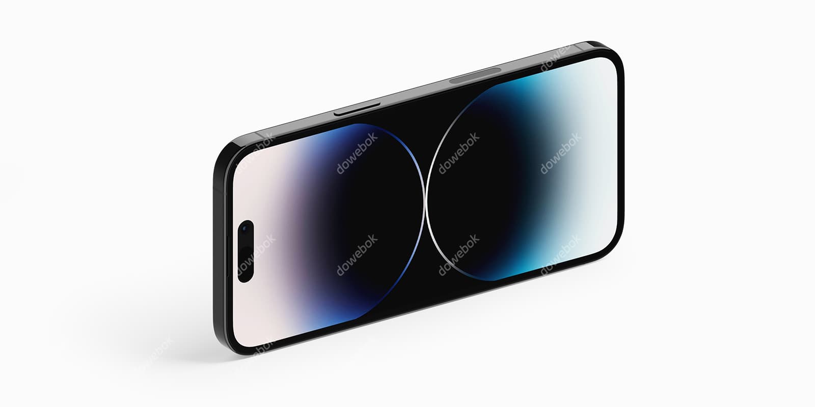 深空黑色 iPhone 14 Pro Max 手机素材(PSD)