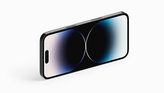 深空黑色 iPhone 14 Pro Max 手机素材(PSD)