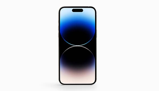 银色 iPhone 14 Pro Max 手机素材(PSD)