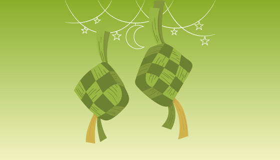 马来粽背景矢量素材(EPS/AI)