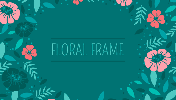 漂亮花卉背景矢量素材(EPS/AI/PNG)