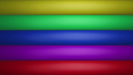 无缝循环移动的彩虹条纹