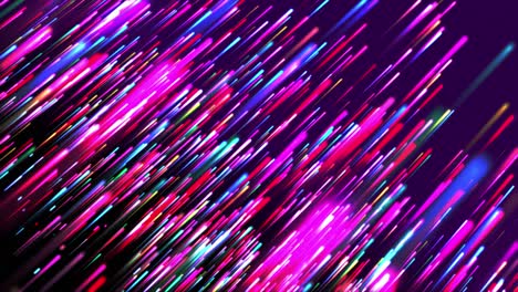 不断发射的彩色光线