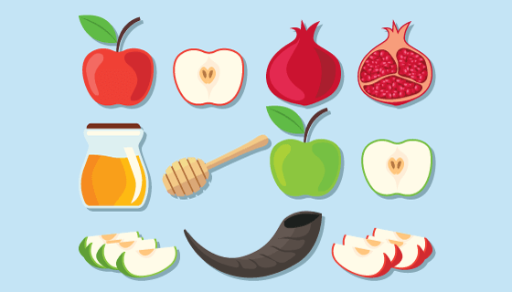 水果集合矢量素材(EPS/SVG/PNG)