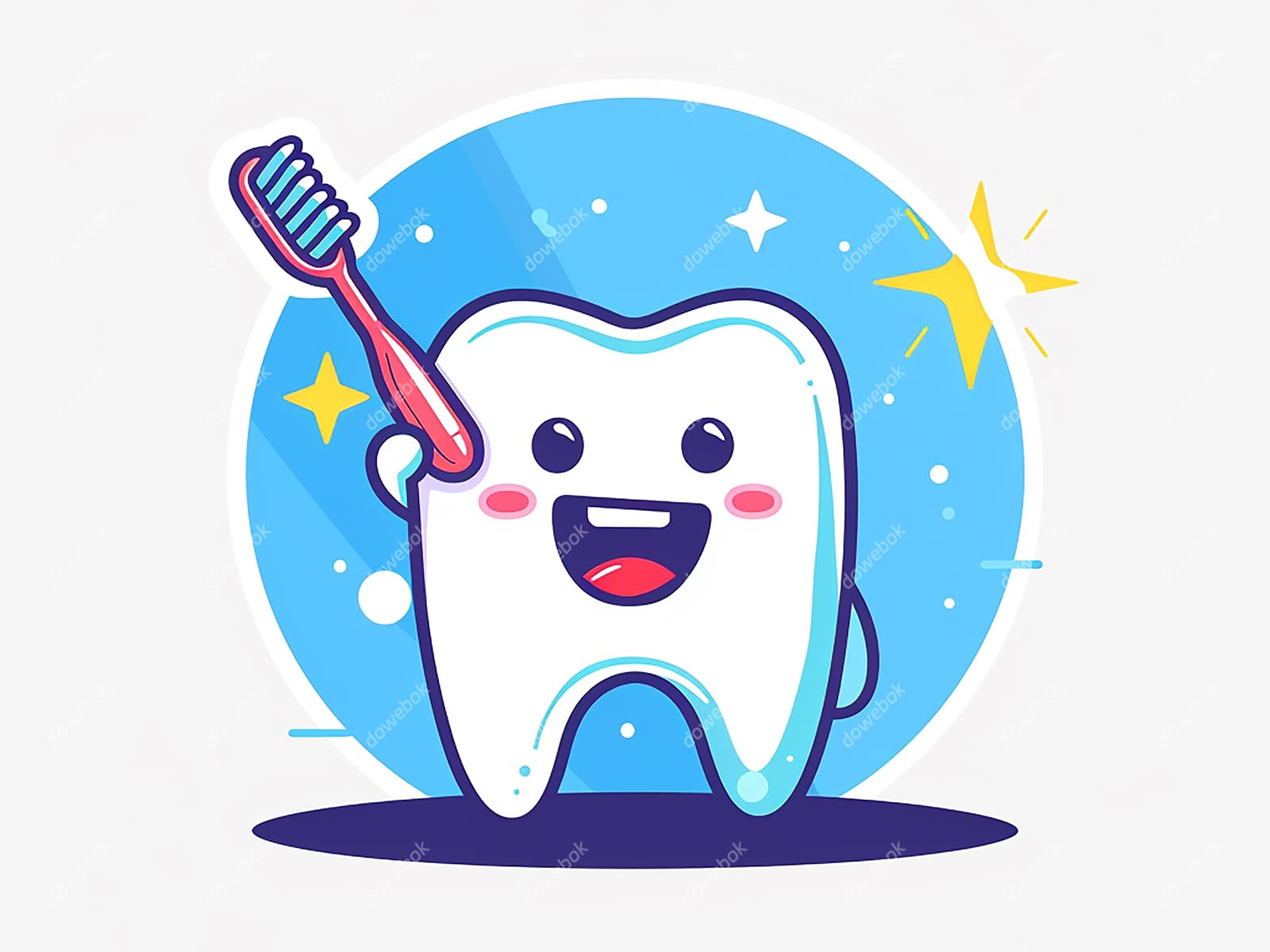 拿着牙刷微笑的牙齿图片素材(JPG)