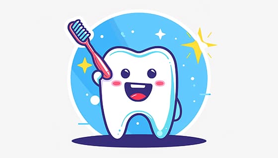 拿着牙刷微笑的牙齿图片素材(JPG)