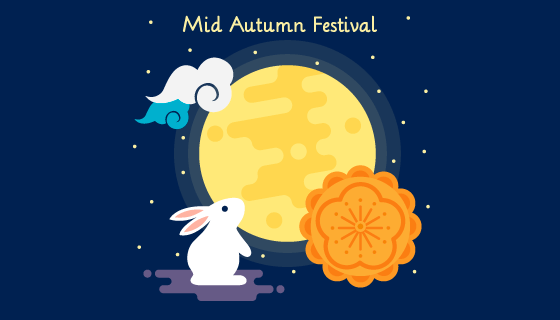 中秋节背景矢量素材(EPS/AI/PNG)