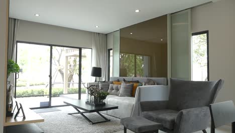 现代时尚舒适的客厅