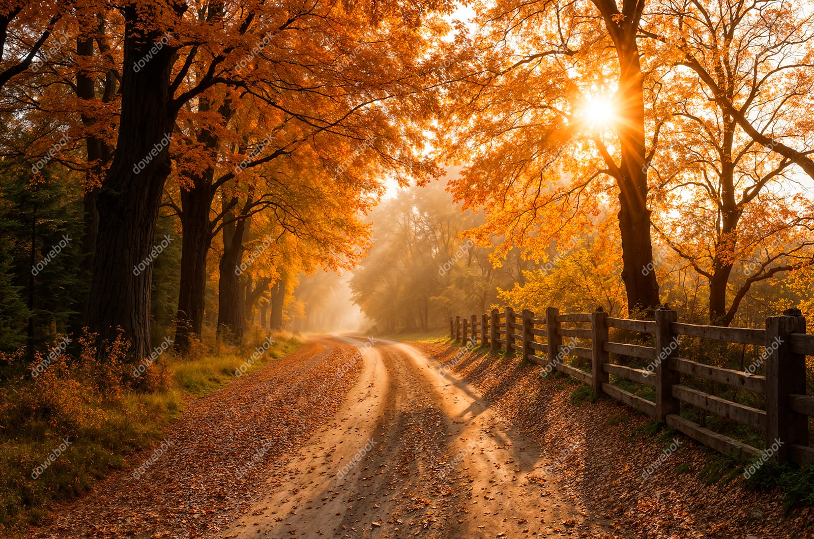 美丽的秋天景色图片素材(JPG)