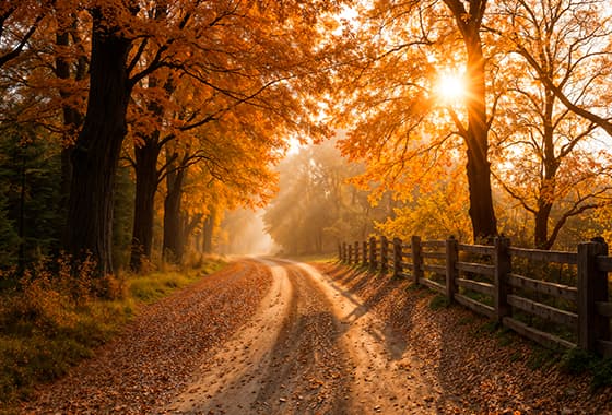 美丽的秋天景色图片素材(JPG)