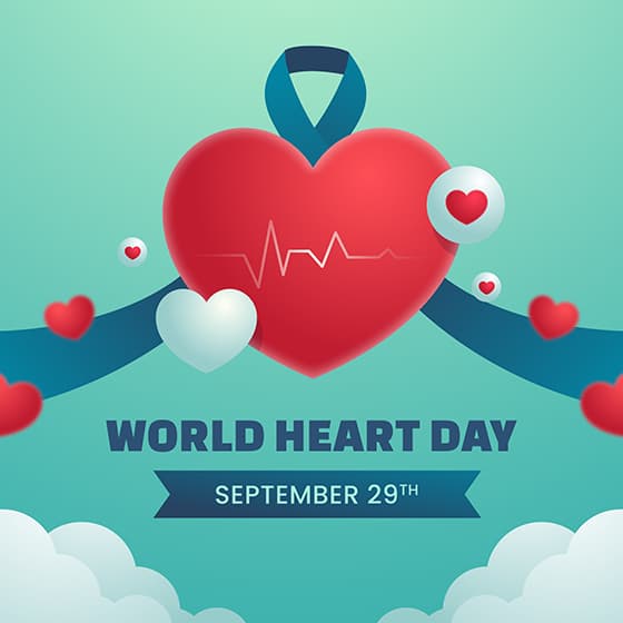 红色心脏设计世界心脏日背景图片矢量素材(AI/EPS)