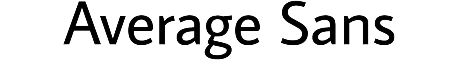 Average Sans