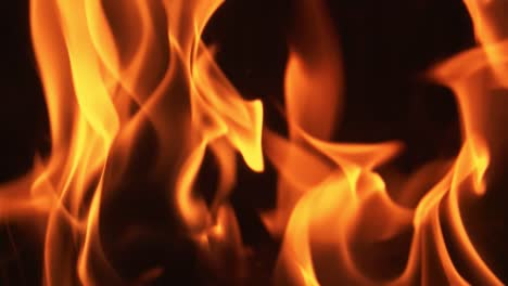 燃烧跳动着的火苗慢动作