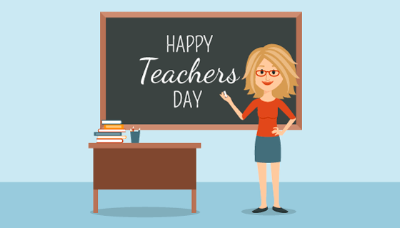 快乐教师节矢量素材(EPS/AI/PNG)