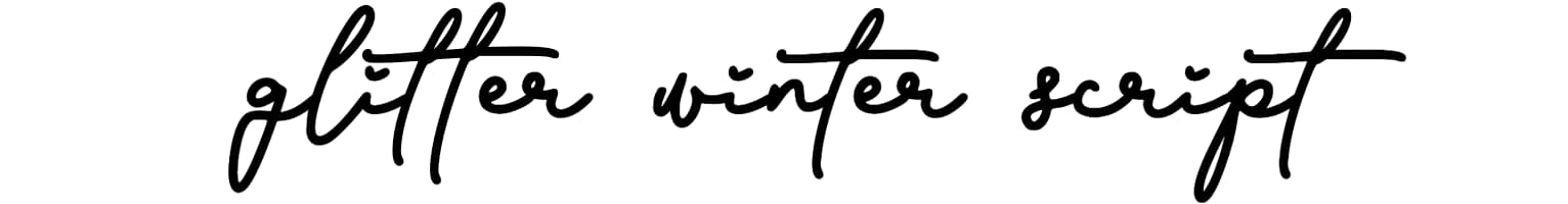Glitter Winter Script