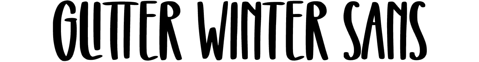 Glitter Winter Sans