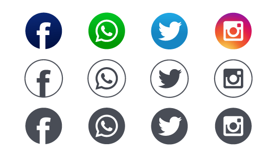 社会化媒体图标矢量素材(EPS)