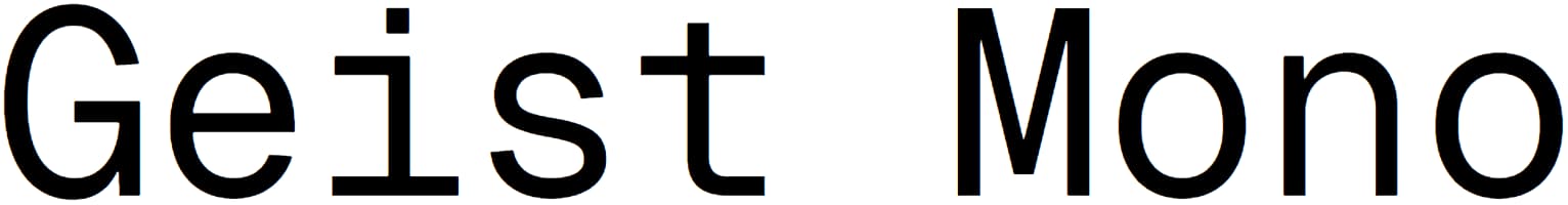 Geist Mono