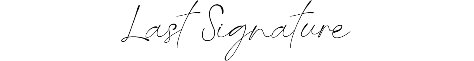 Last Signature
