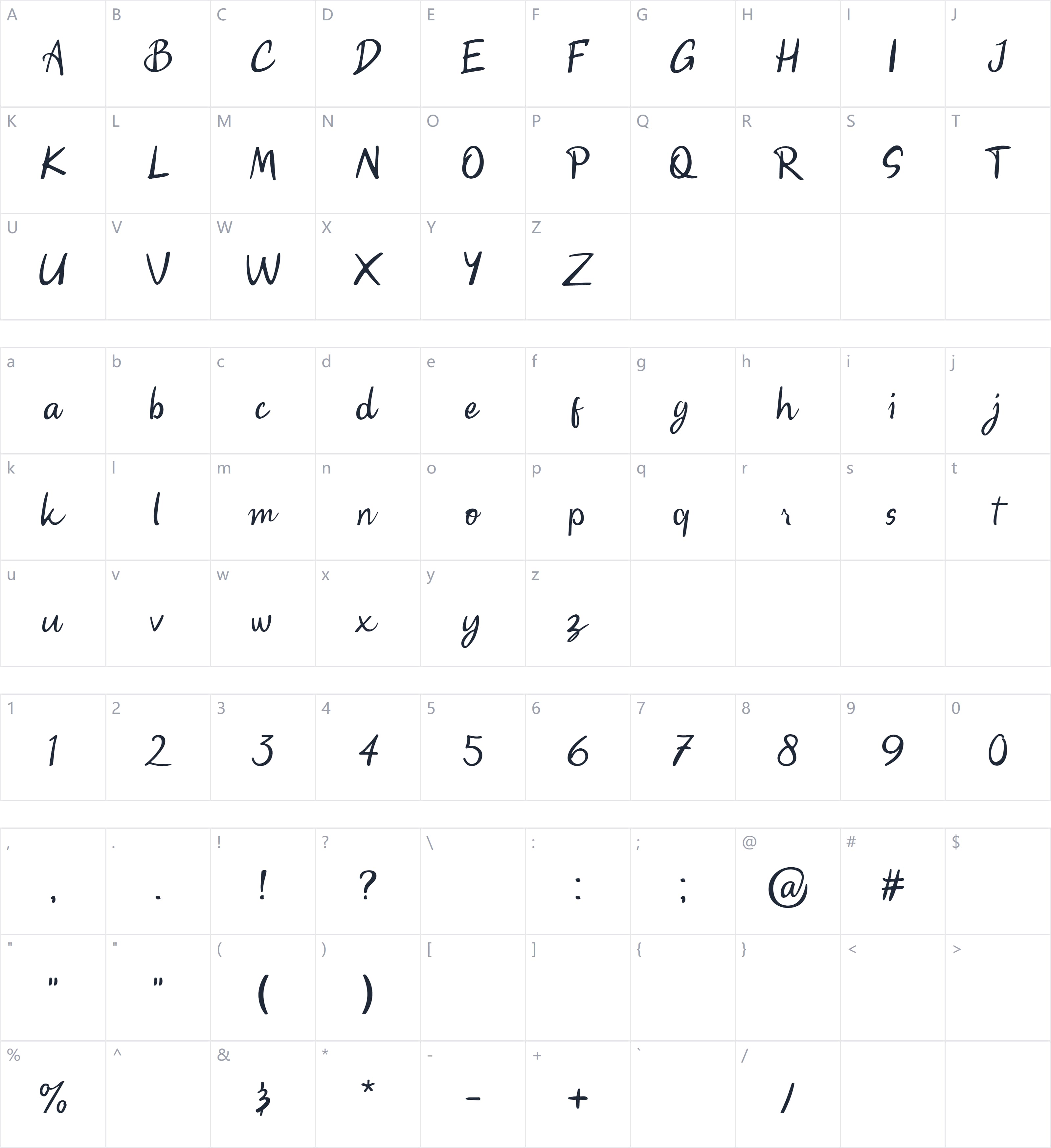 Gunman字符映射图