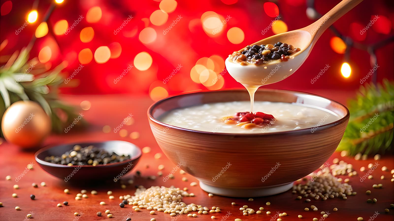 一碗美味诱人的八宝粥图片素材(JPG)