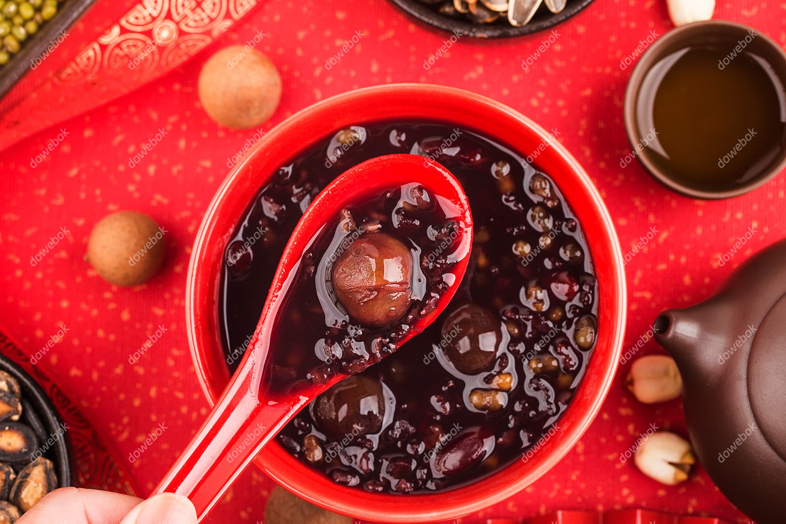 一碗美味诱人的八宝粥图片素材(JPG)