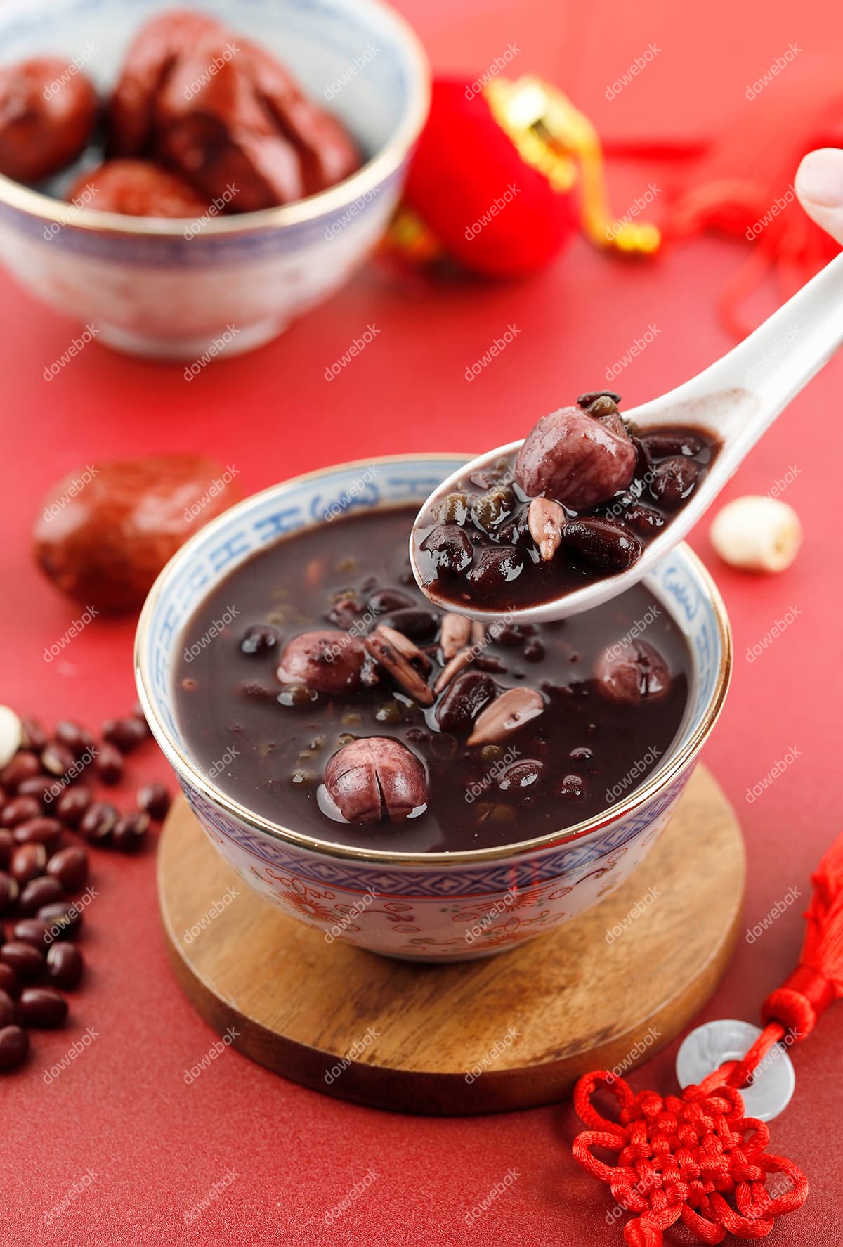 一碗美味诱人的腊八粥图片素材(JPG)