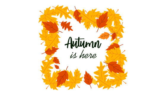 金色叶子秋天背景矢量素材(EPS/PNG)