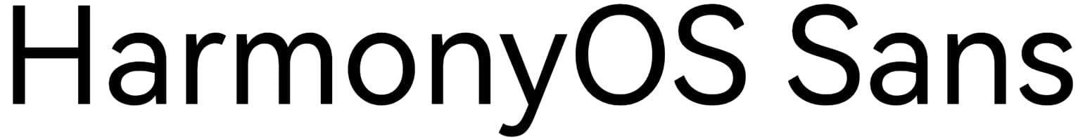 华为 HarmonyOS Sans