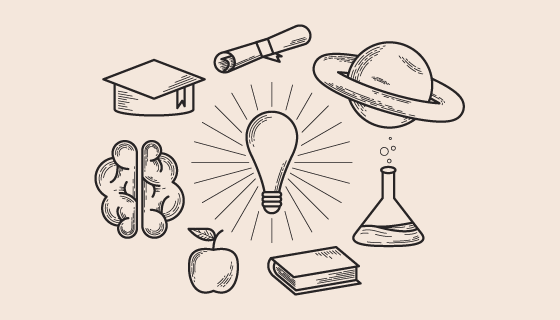 教育元素矢量素材(EPS/PNG)