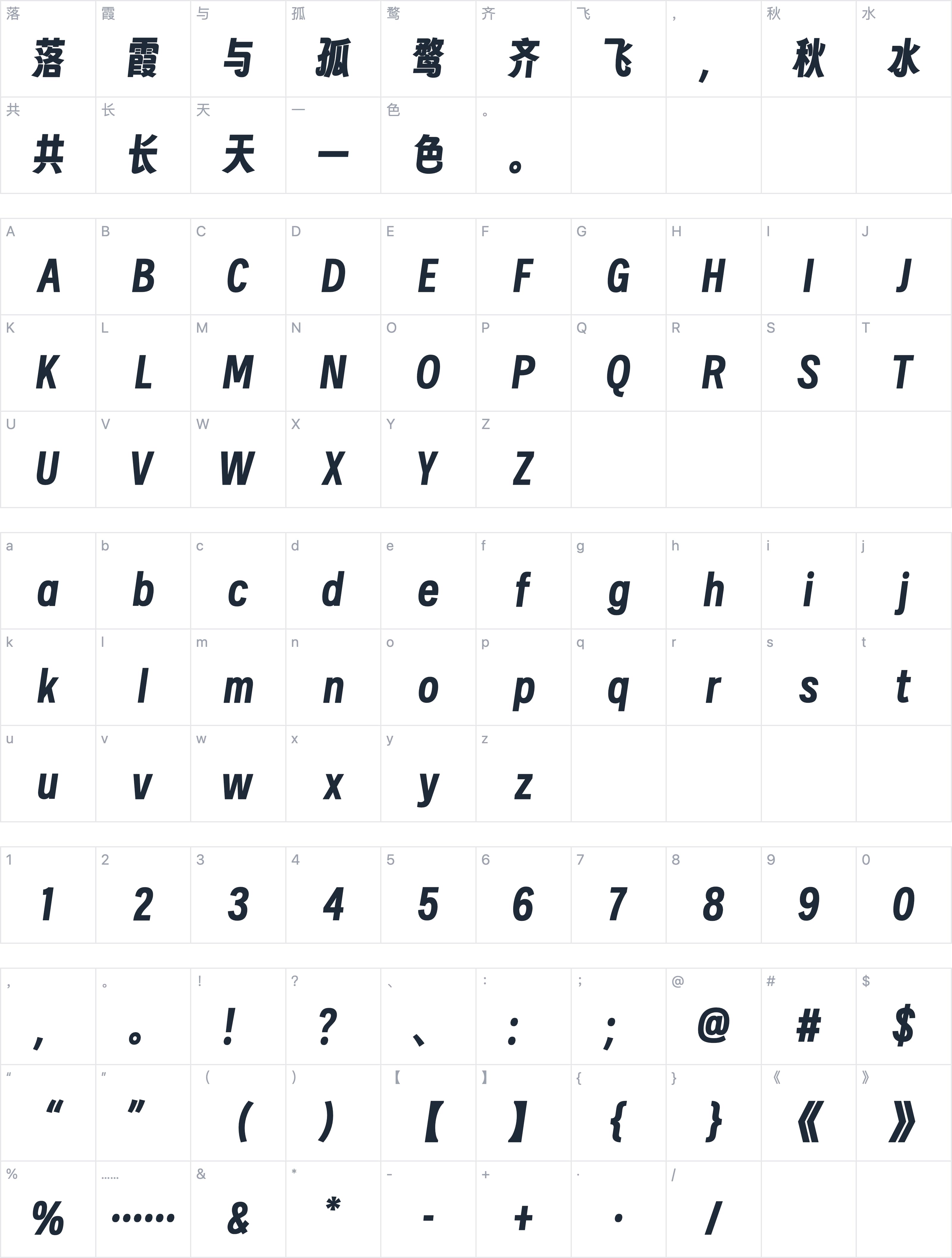 字魂扁桃体字符映射图
