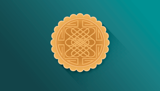 中秋节月饼矢量素材(EPS/AI)