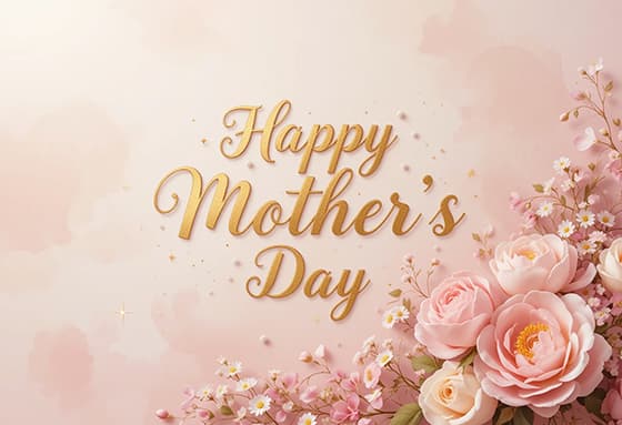 粉色玫瑰设计母亲节背景图片素材